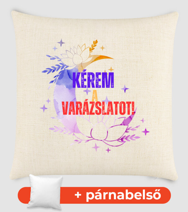 KÉREM a varázslatot minta homokszín pólón