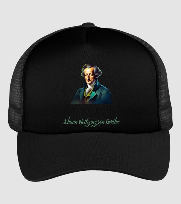 Johann Wolfgang von Goethe minta fekete pólón
