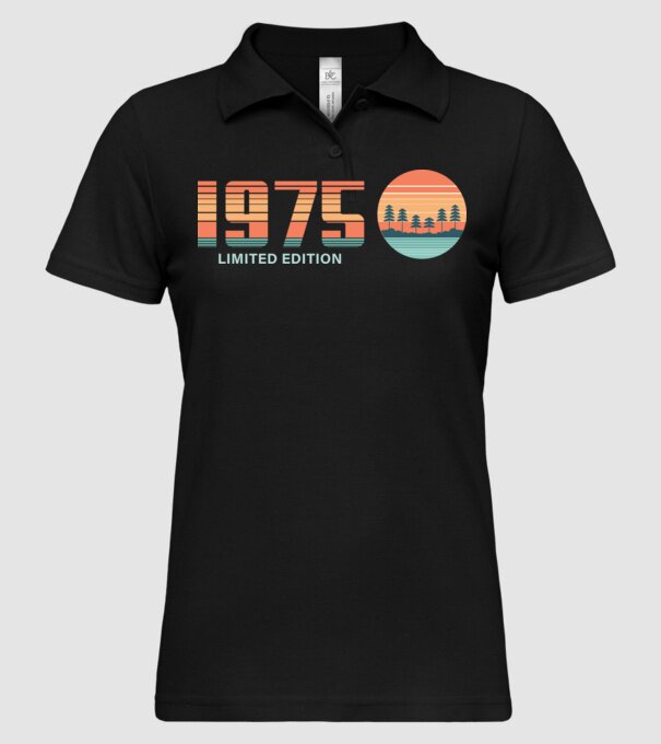 1975 - limited edition 2 minta fekete pólón