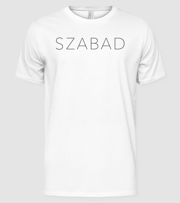 Szabad minta fehér pólón