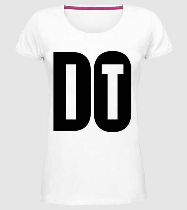 Do it - Tedd minta fehér pólón