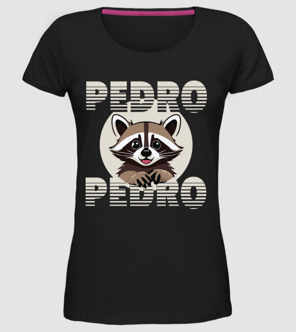 Pedro - Retro 2 minta fekete pólón