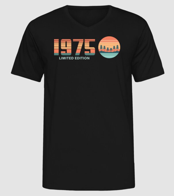 1975 - limited edition 2 minta fekete pólón