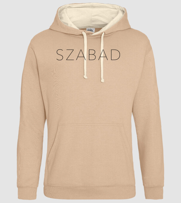 Szabad minta homokszín pólón