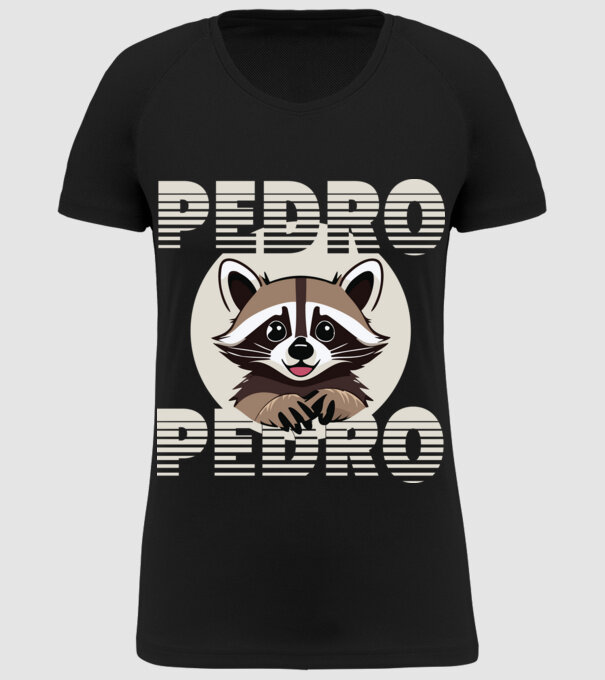 Pedro - Retro 2 minta fekete pólón