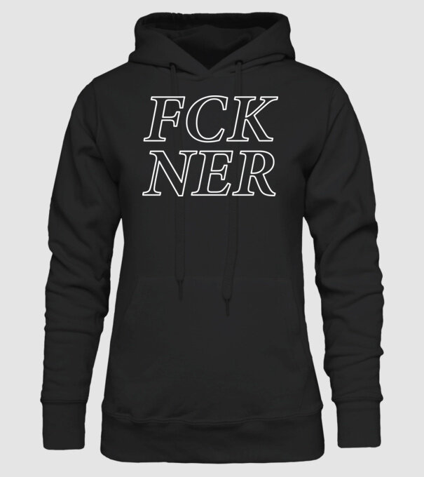 FCK NER - fehér minta fekete pólón