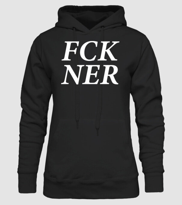 FCK NER - fehér minta fekete pólón