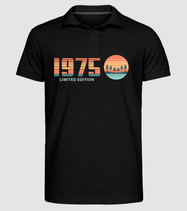 1975 - limited edition 2 minta fekete pólón