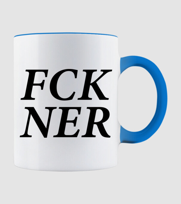 FCK NER minta világoskék pólón