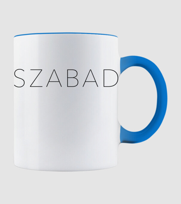 Szabad minta világoskék pólón