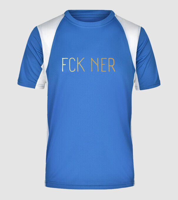 fck ner minta királykék pólón