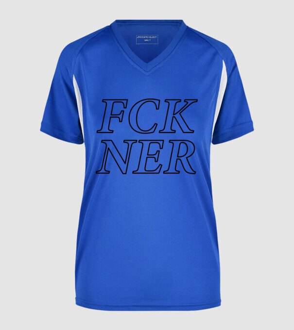 FCK NER minta királykék pólón