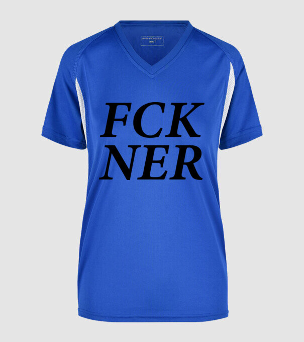 FCK NER minta királykék pólón