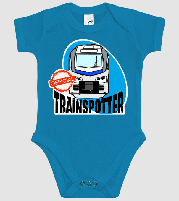 OFFICIAL trainspotter x minta türkiz pólón