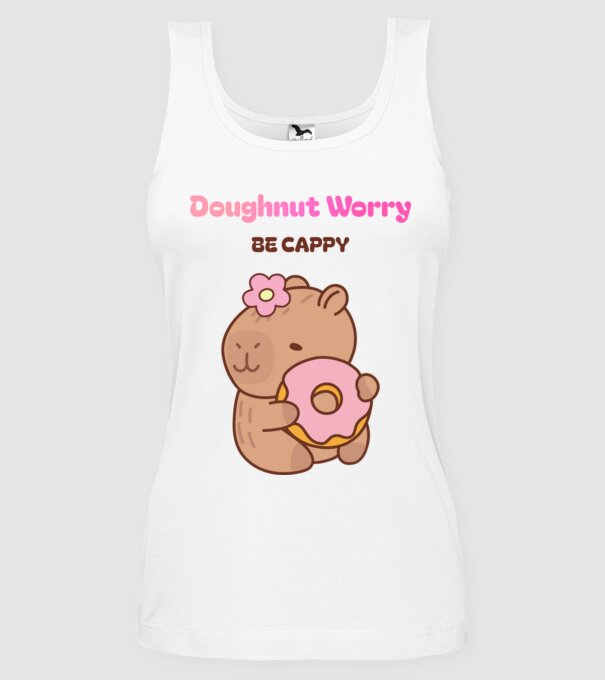 Capybara minta fehér pólón