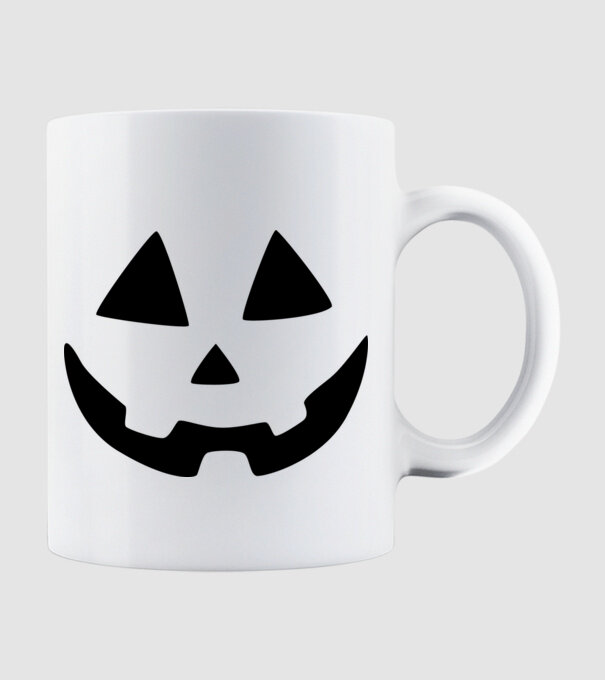 Halloween minta fehér pólón