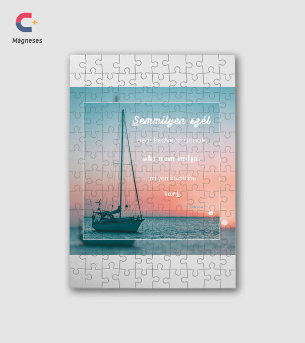 Seneca Light minta fehér pólón