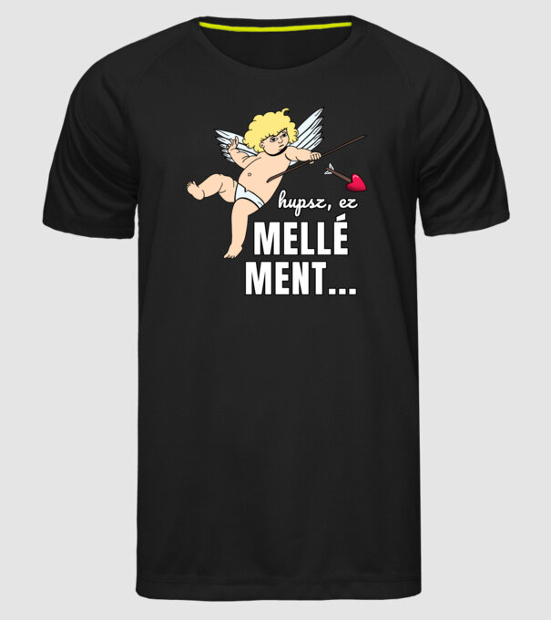 Hupsz, ez mellé ment... minta fekete pólón