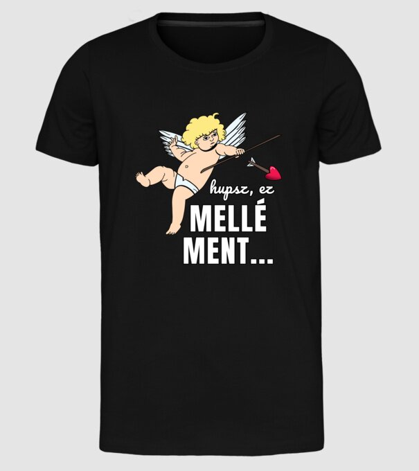Hupsz, ez mellé ment... minta fekete pólón