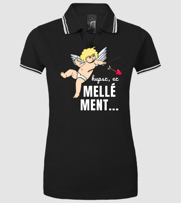 Hupsz, ez mellé ment... minta fekete pólón