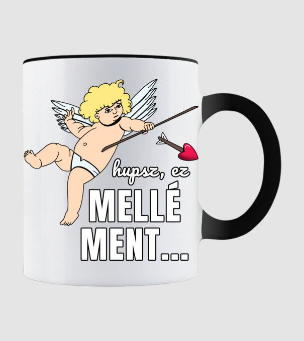 Hupsz, ez mellé ment... minta fekete pólón