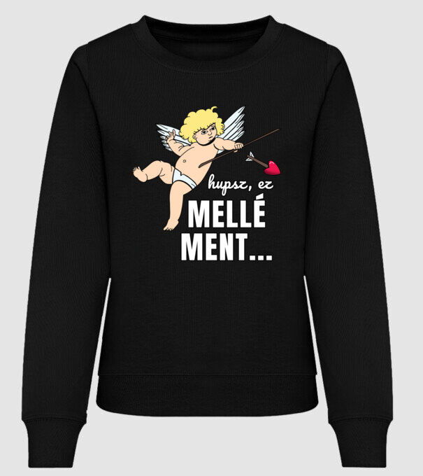 Hupsz, ez mellé ment... minta fekete pólón