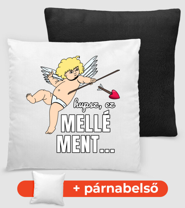 Hupsz, ez mellé ment... minta fekete pólón