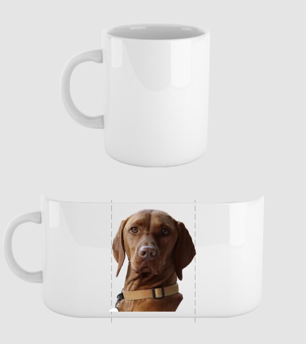 Néz, mint egy Vizsla 2. minta fehér pólón