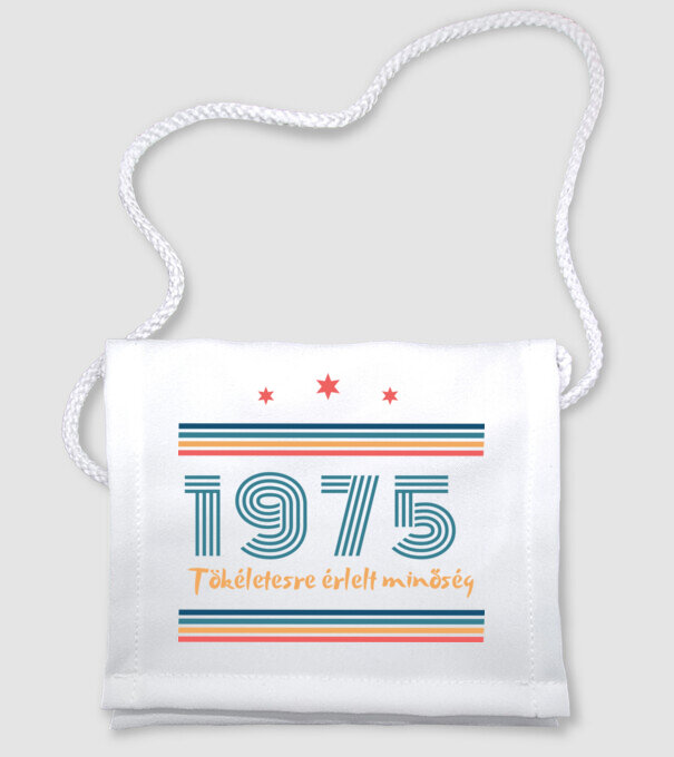 Szülinap 50. 1975 minta fehér pólón