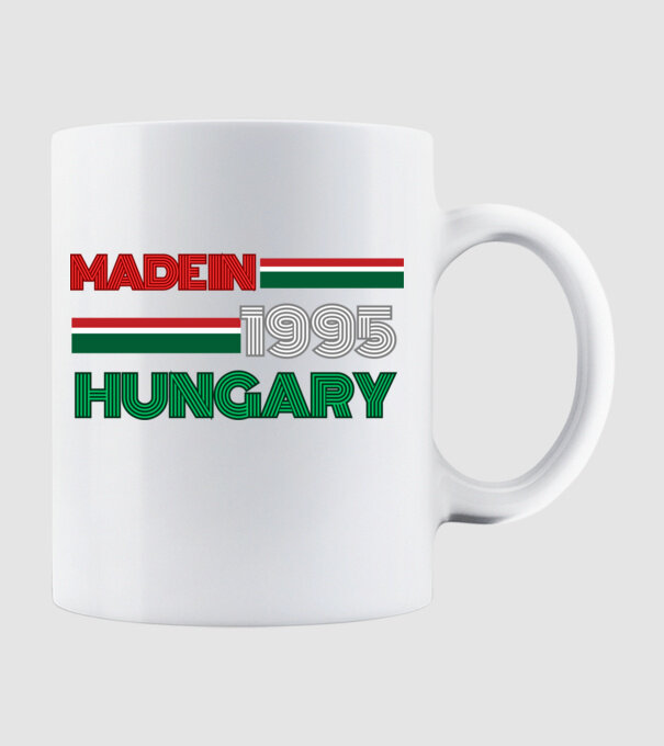 Szülinap retro 1995 minta fehér pólón
