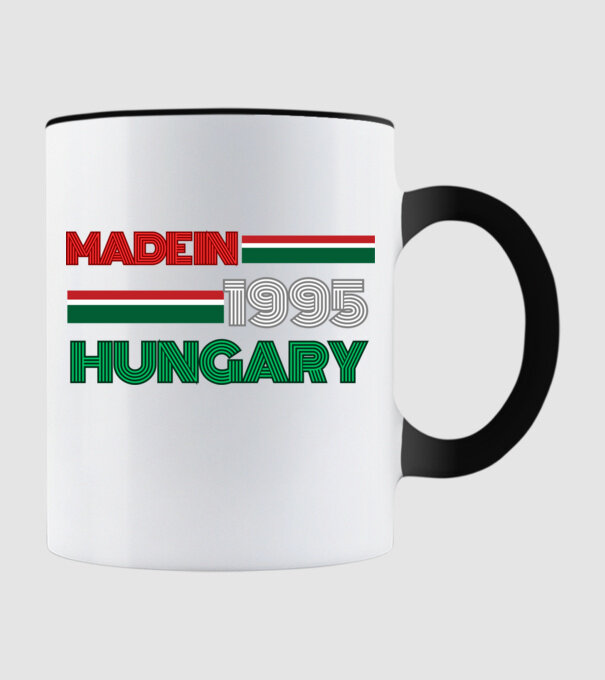 Szülinap retro 1995 minta fekete pólón
