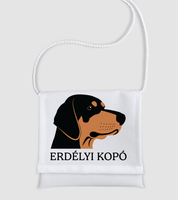 Kopó minta fehér pólón