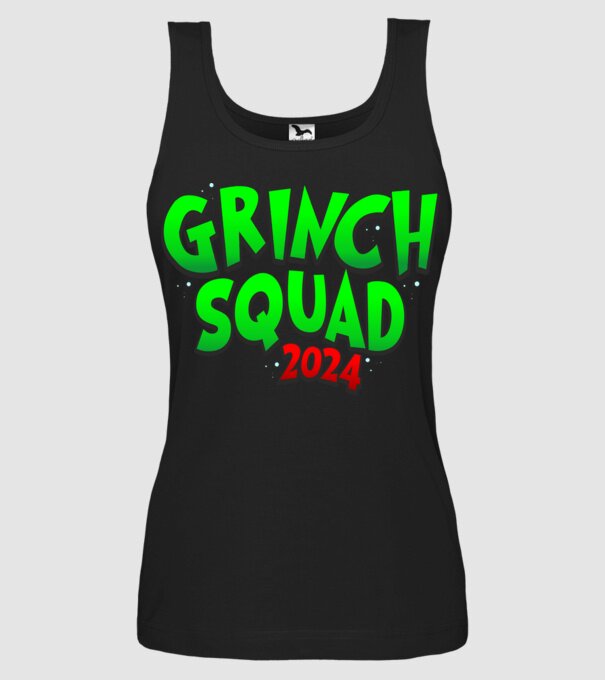 Grinch squad 2024 minta fekete pólón