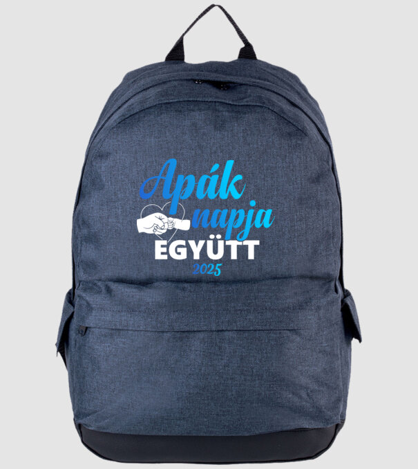 Apák napja együtt minta farmerkék pólón