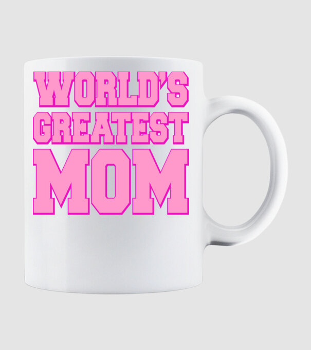 World's greatest mom minta fehér pólón