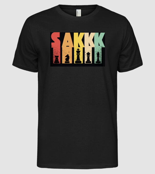 SAKK minta fekete pólón