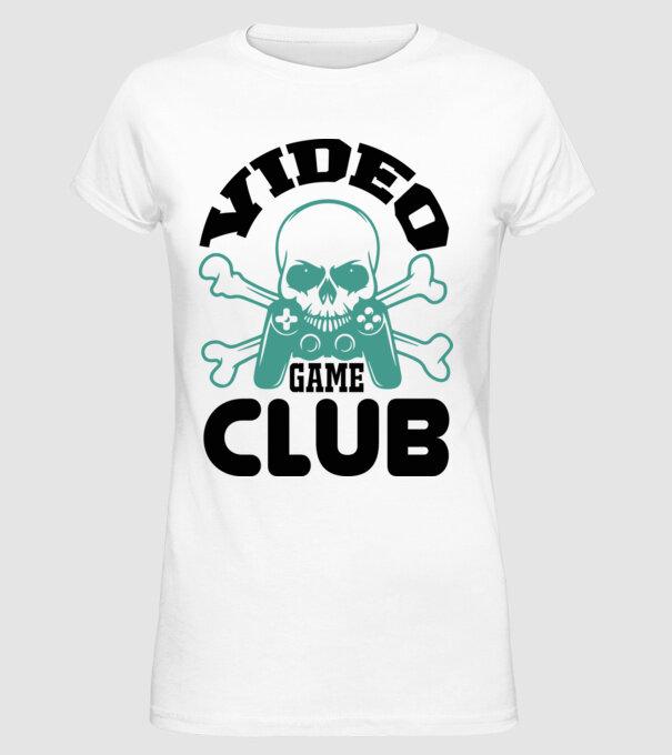 Game minta fehér pólón