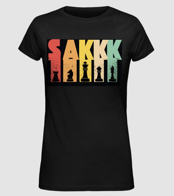 SAKK minta fekete pólón