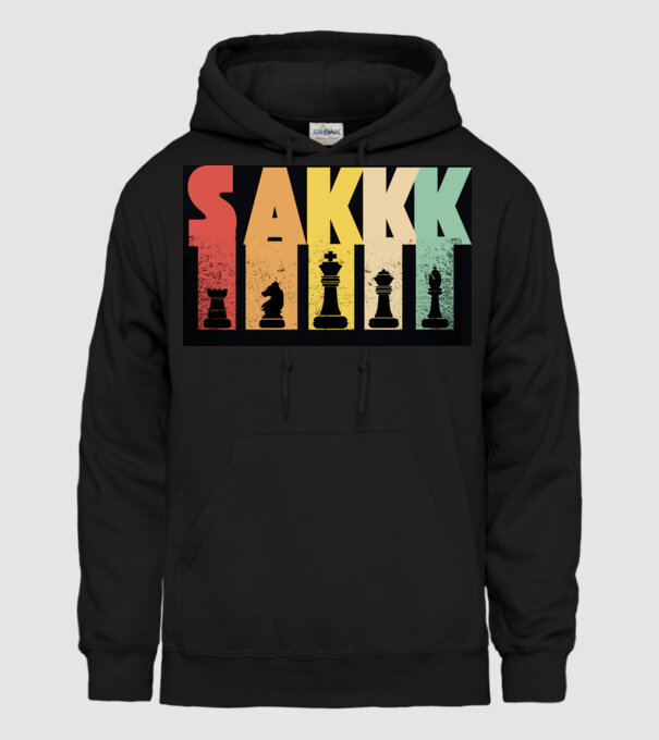 SAKK minta fekete pólón