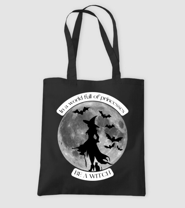 Be a witch minta fekete pólón