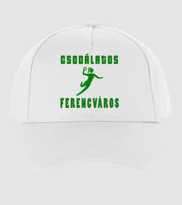 Csodálatos Ferencváros - kézilabda minta fehér pólón