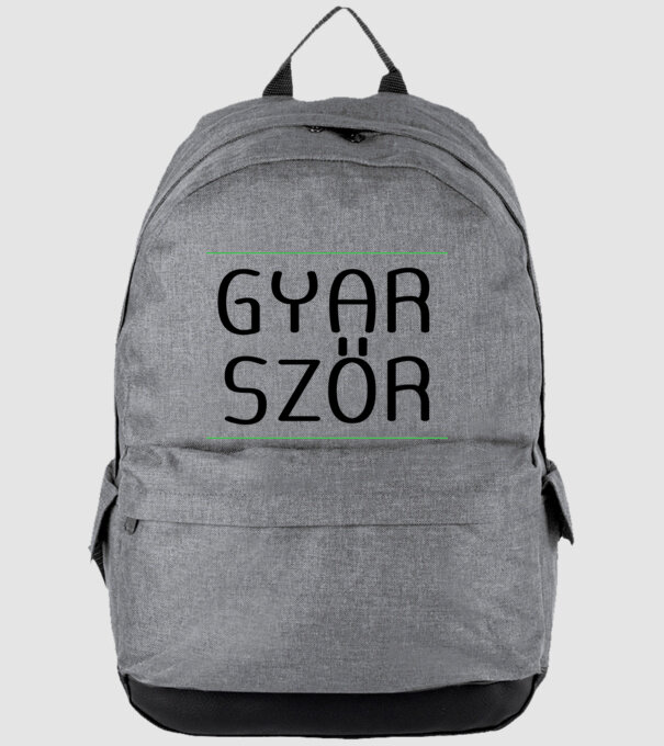 Gyar Szőr minta szürke pólón
