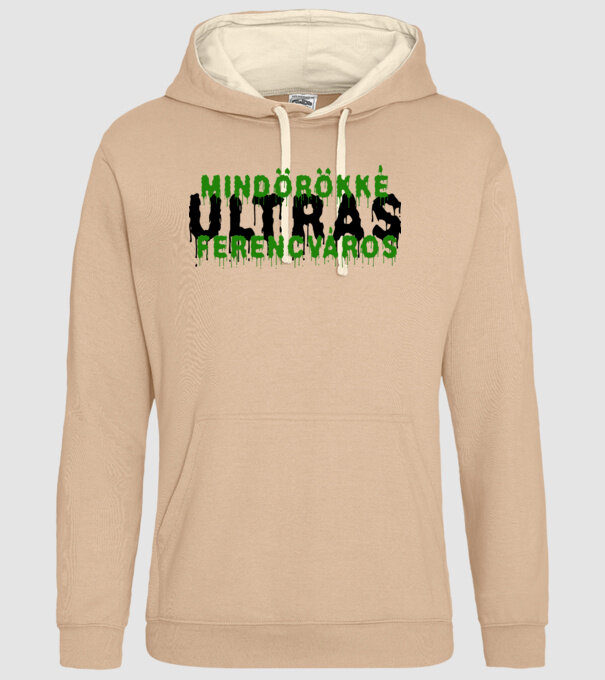 Mindörökké Ultras Ferencváros - világos minta homokszín pólón