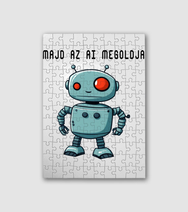 Majd az AI megoldja minta fehér pólón
