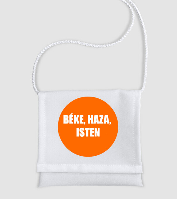 Béke.jpg minta fehér pólón