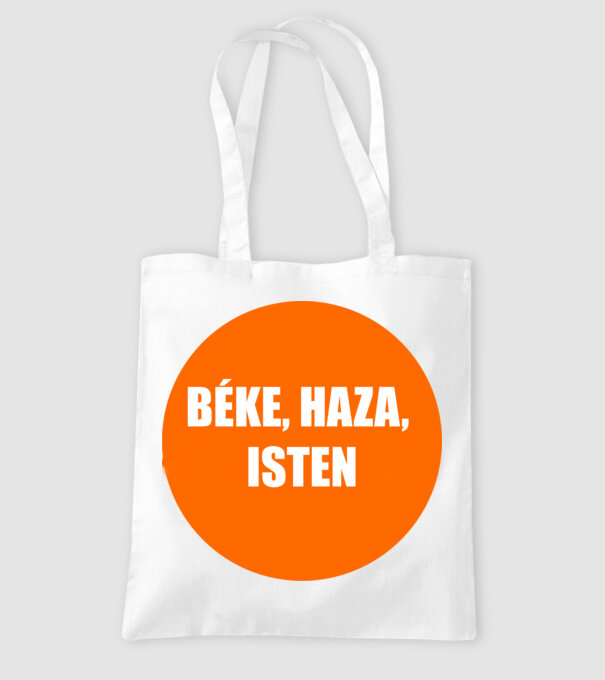 Béke.jpg minta fehér pólón