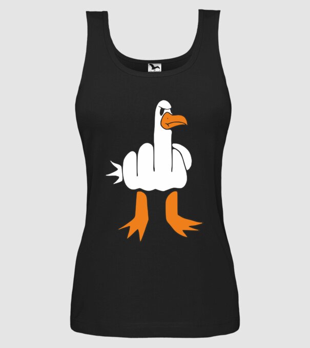 Duck minta fekete pólón