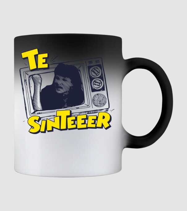 Te Sinter minta fekete pólón
