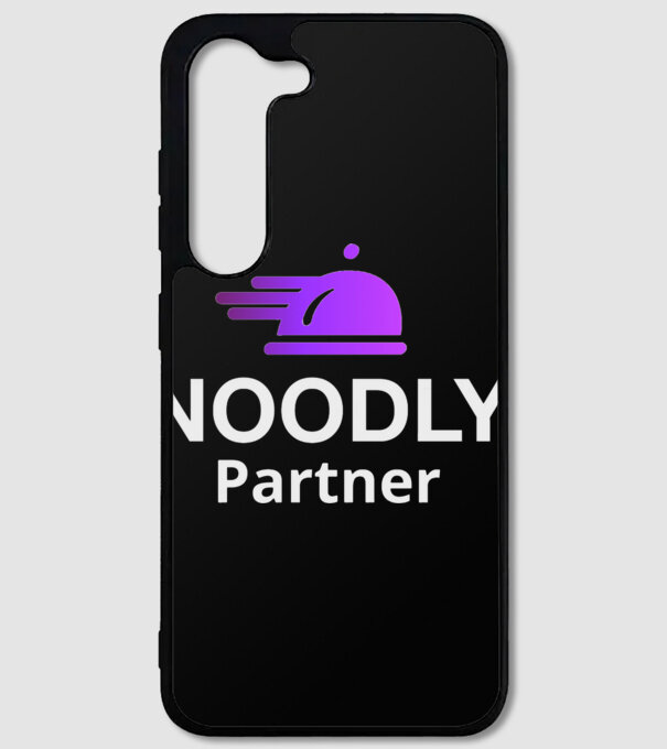 Noodly póló minta fekete pólón