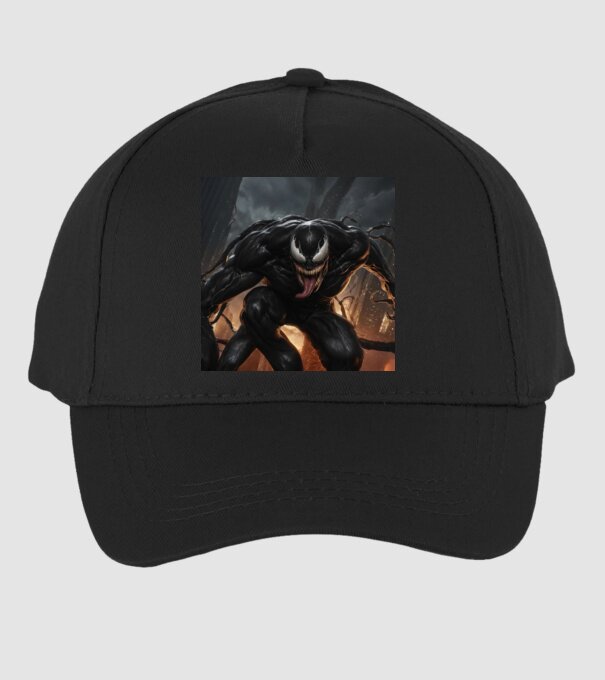 Venom minta fekete pólón